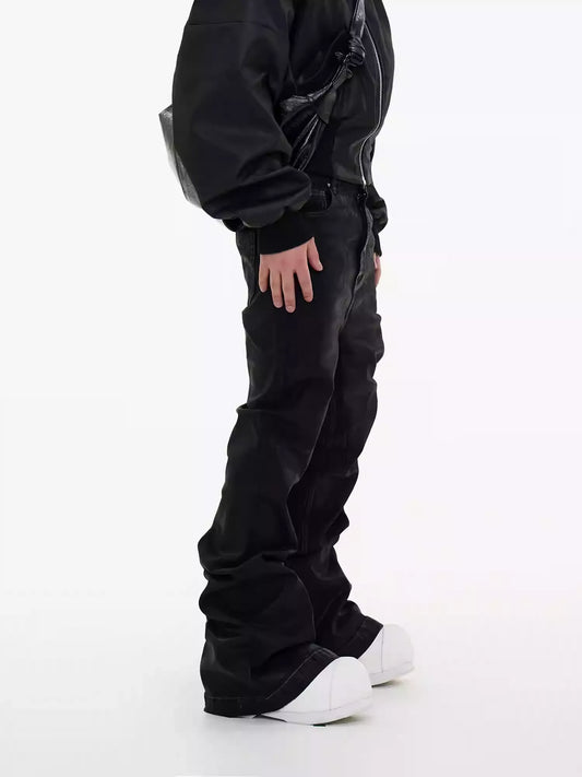 24ss NOIR SHELL STACKED DENIM