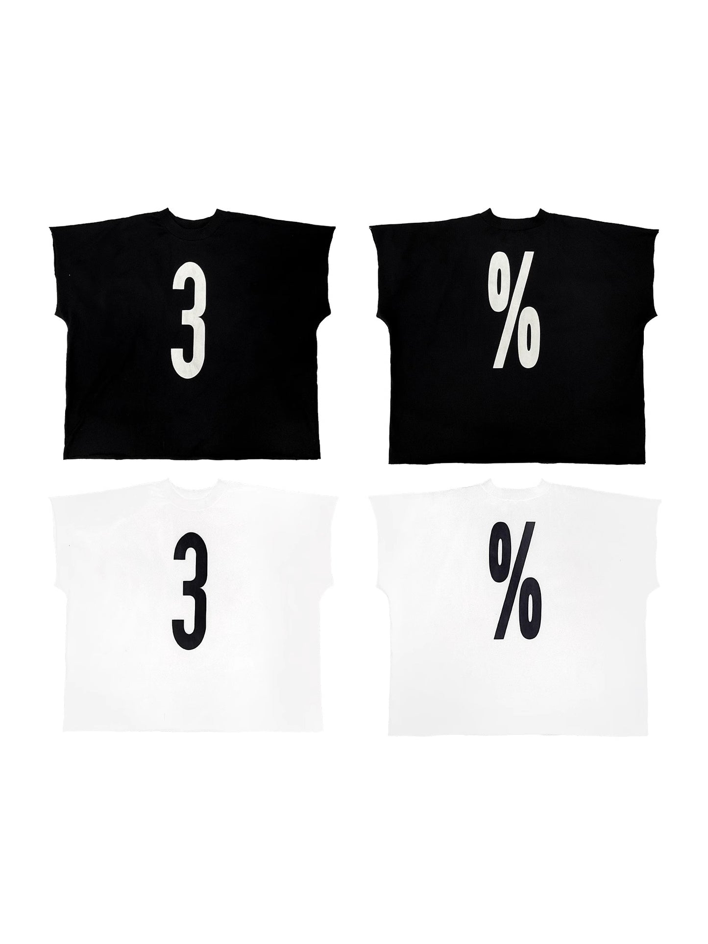 25ss PERCENT SIGN TEE