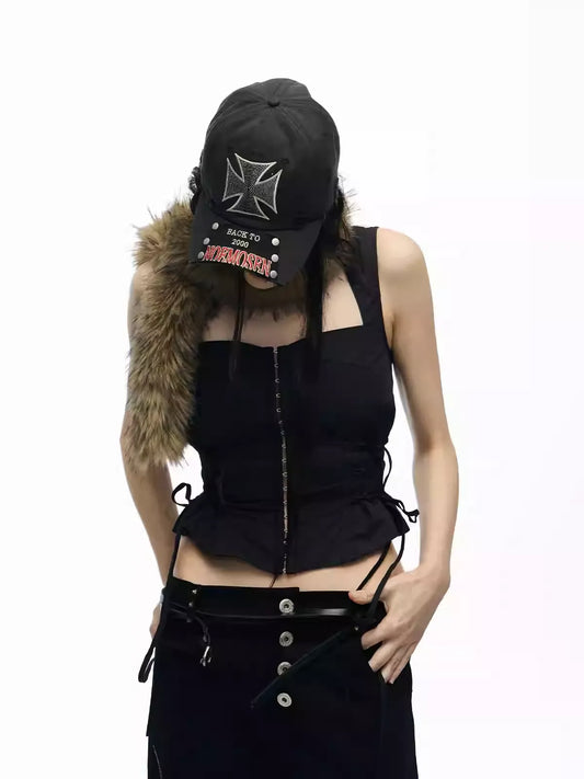 Icon Cross Broken Brim Pach Washed Cap