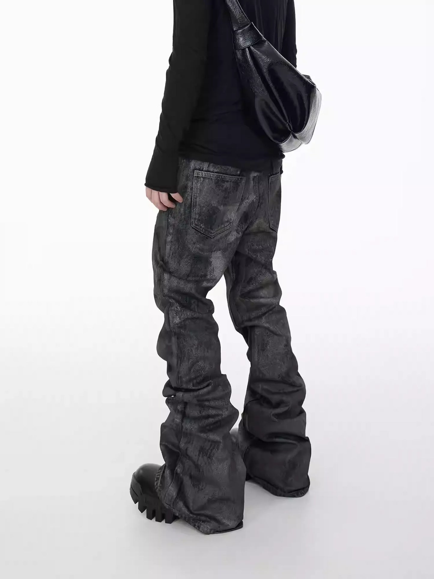 24ss OBSIDIAN RIFT STACKED DENIM