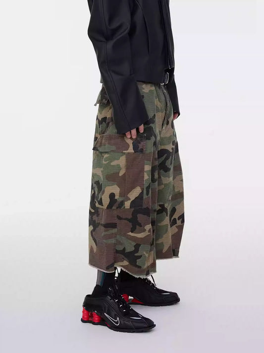 25ss URBAN WARFARE CAMO SKIRT-PANTS