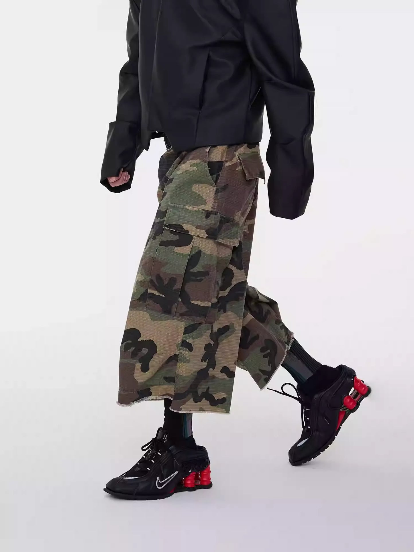 25ss URBAN WARFARE CAMO SKIRT-PANTS