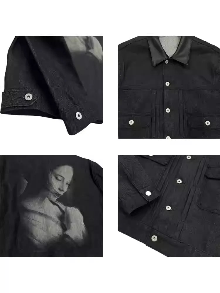 25ss PORTRAIT RELIC CANVAS SHIRT/JACKET