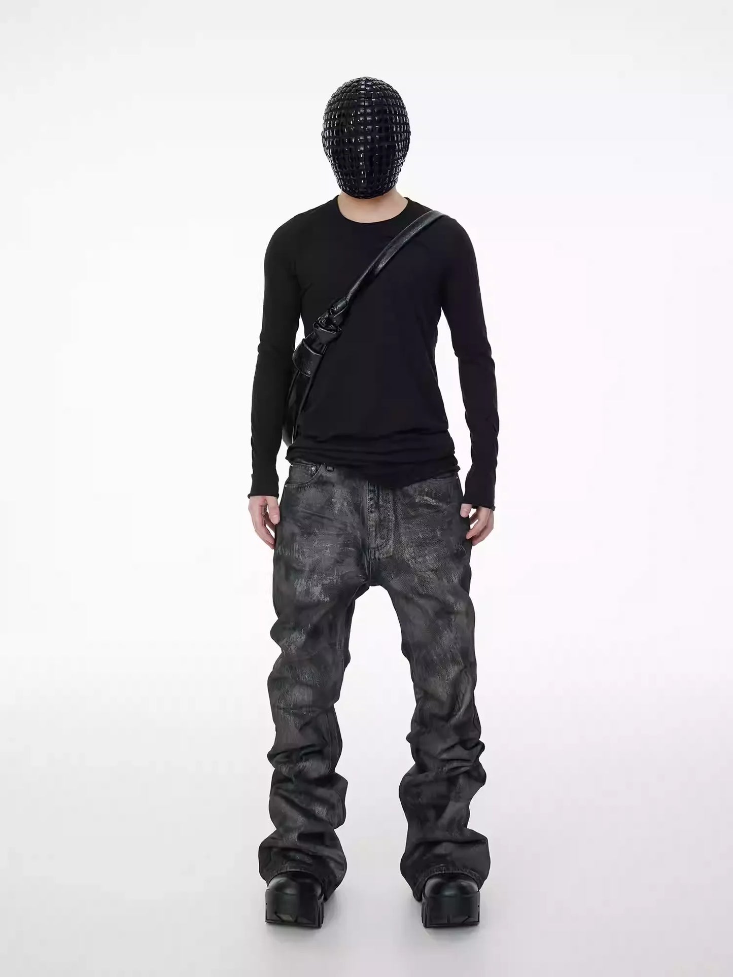 24ss OBSIDIAN RIFT STACKED DENIM