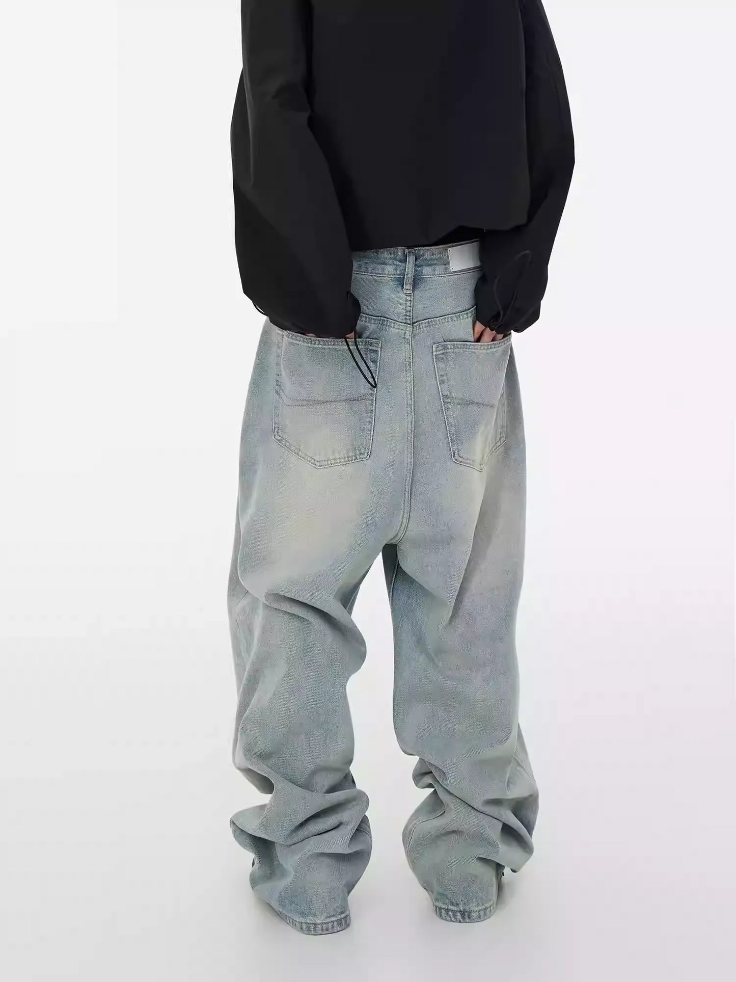 24ss BLEACH VOID BALLOON DENIM