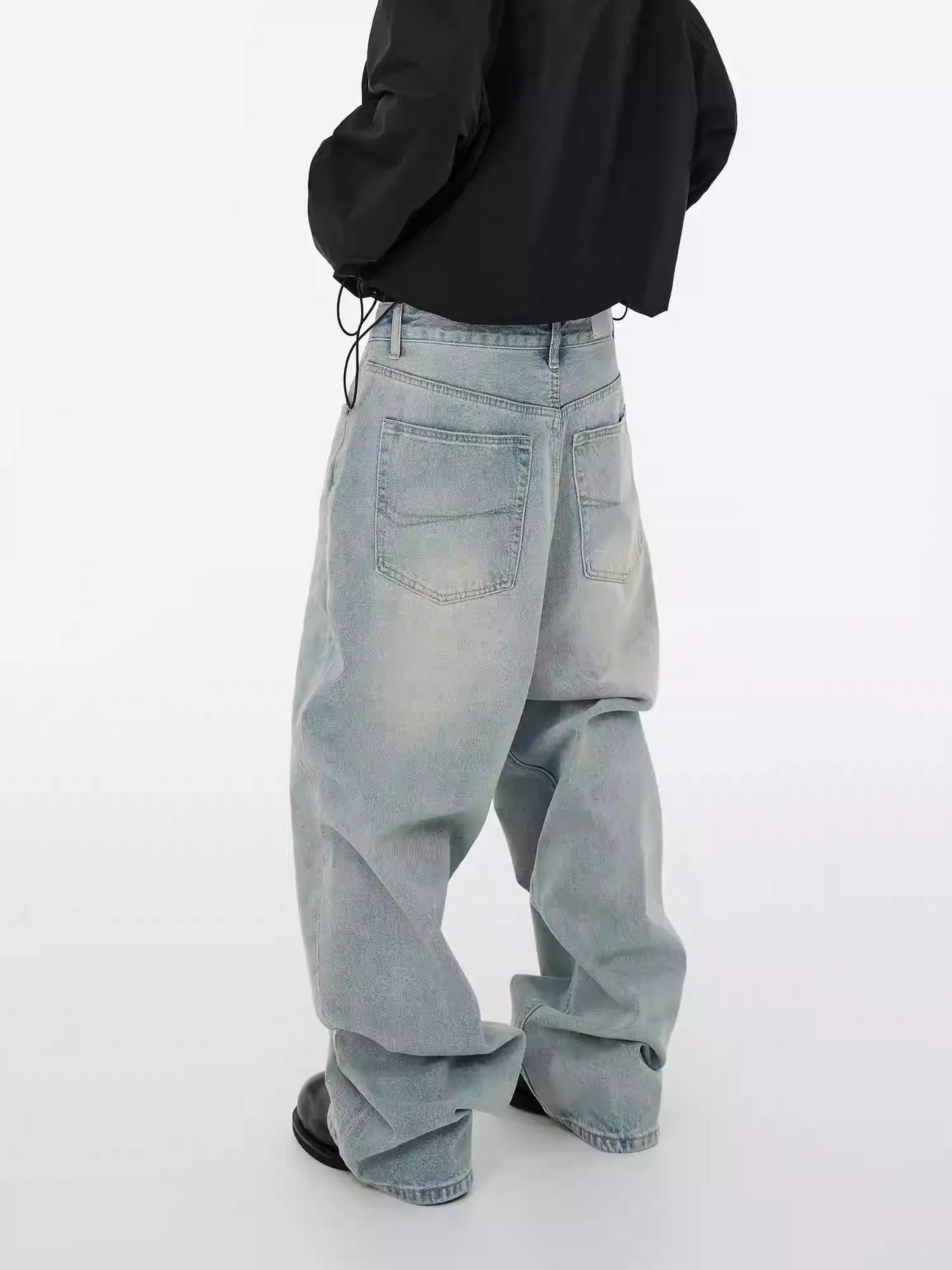 24ss BLEACH VOID BALLOON DENIM