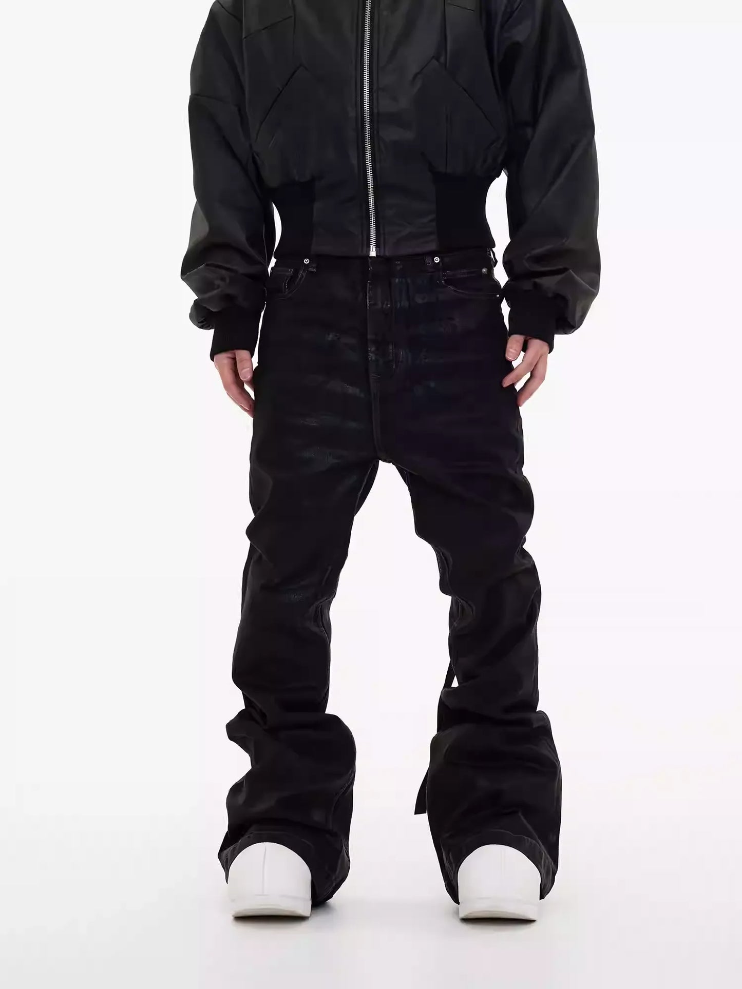 24ss NOIR SHELL STACKED DENIM
