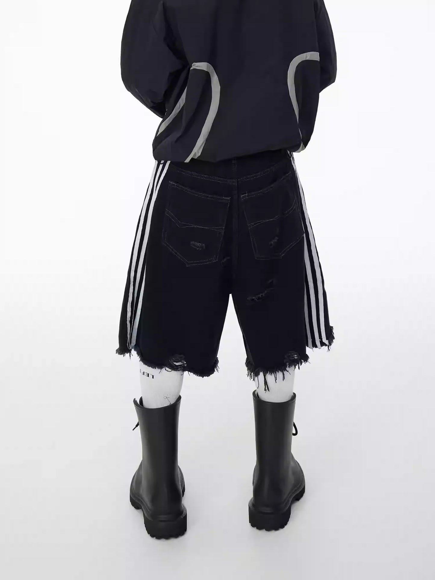 25ss Oblivion Cutoff Denim Skirt-Pants
