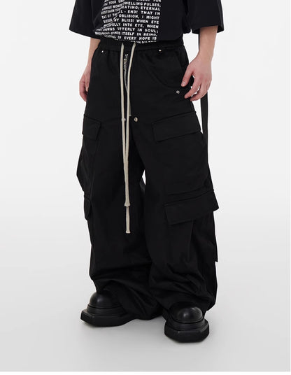24ss BLACK UNIT SHELL-CARGO PANTS