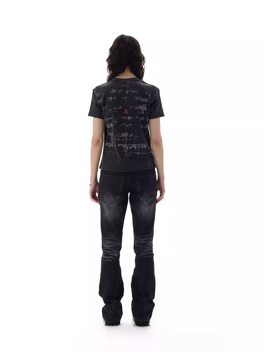 SHEET MUSIC SHOULDER SHORT SLEEVE
