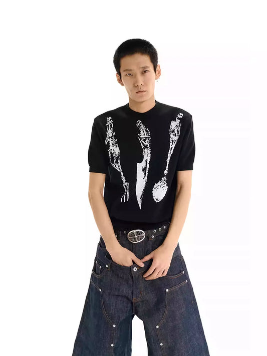 25ss CUTLERY CORPSE SWEATER TEE