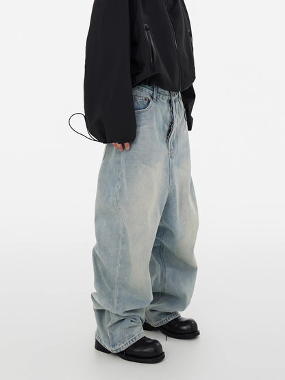 24ss BLEACH VOID BALLOON DENIM