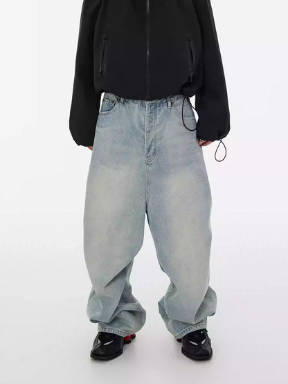 24ss BLEACH VOID BALLOON DENIM