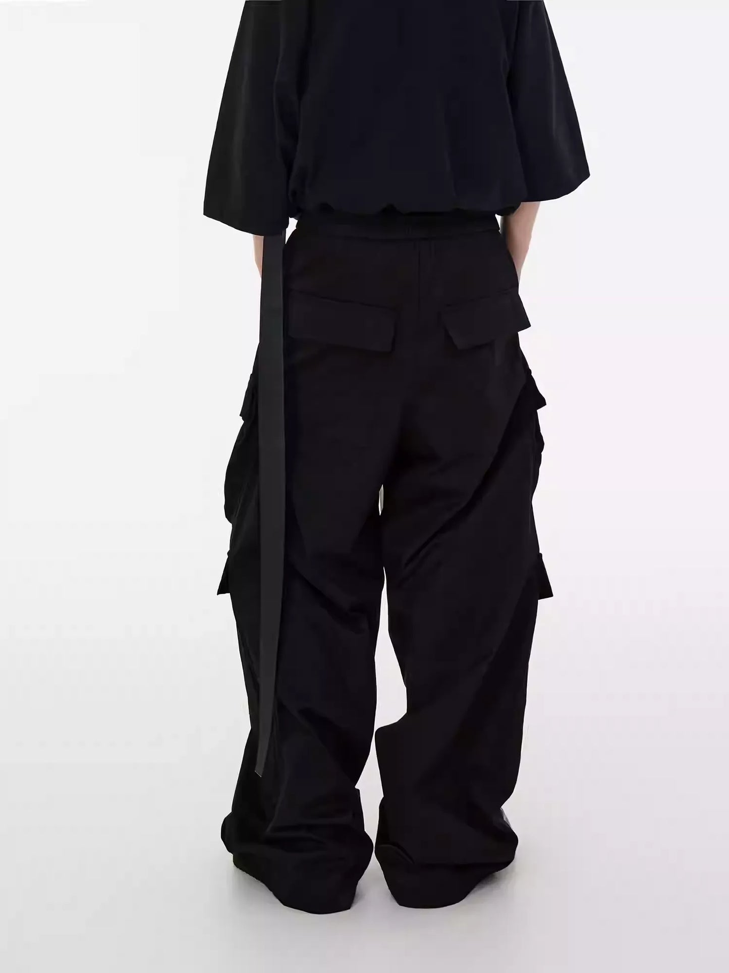 24ss BLACK UNIT SHELL-CARGO PANTS