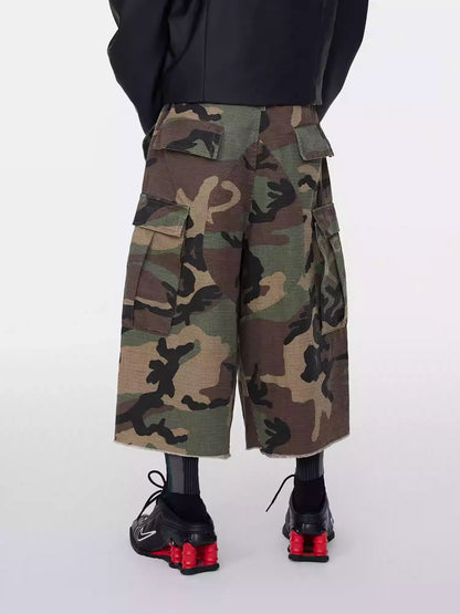 25ss URBAN WARFARE CAMO SKIRT-PANTS