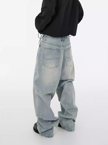 24ss BLEACH VOID BALLOON DENIM