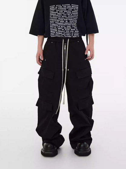 24ss BLACK UNIT SHELL-CARGO PANTS