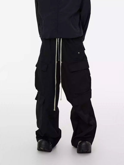 24ss BLACK UNIT SHELL-CARGO PANTS