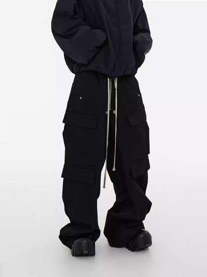 24ss BLACK UNIT SHELL-CARGO PANTS